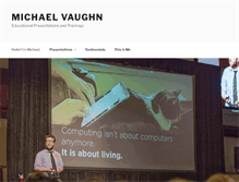 Tablet Screenshot of michael-vaughn.com